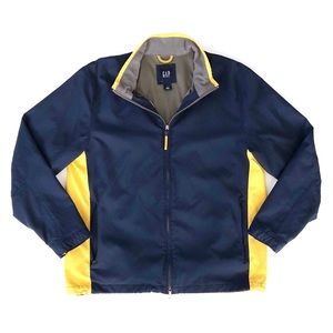 GAP Navy Blue Yellow Track Jacket